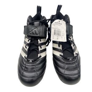 Adidas Grid Iron 3/4 D Football Cleats Black / White Size 10 New Floor Model